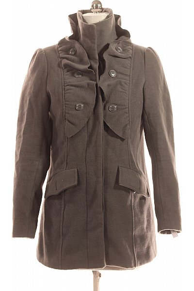 RAINBOW Dámský Kabát Šedý