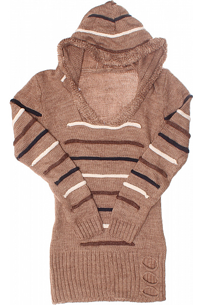 Dámský Svetr Vlněný Hnědý