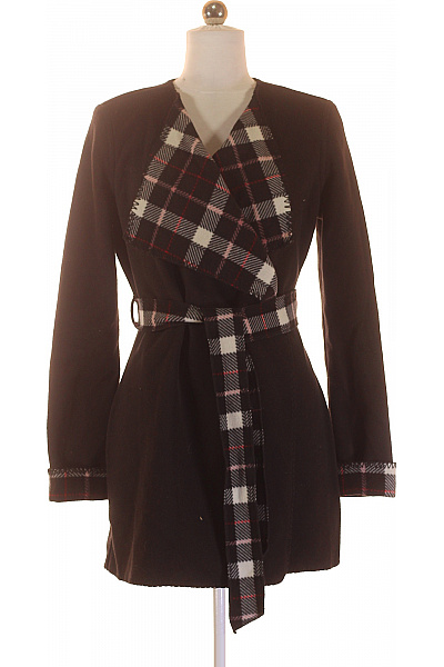 Dámský Kabát Černý Vel. 36