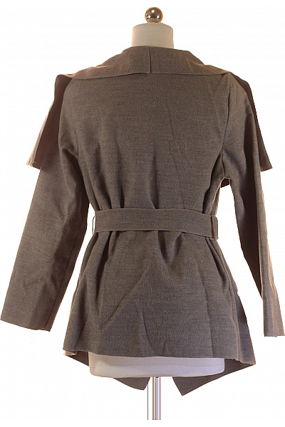 Krátký Dámský Kabát Šedý Vel. S