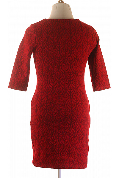 Smashed Lemond  Šaty Pletené Červené Vel. L
