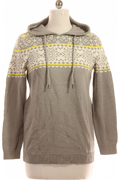 Dámský Svetr Šedý BONPRIX Second Hand Vel. 36/38