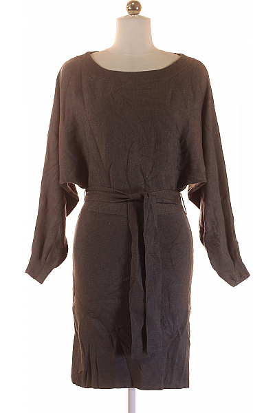  Šaty Pletené Šedé Vel. S