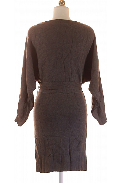  Šaty Pletené Šedé Vel. S