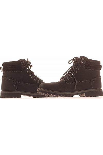 GAS Pánské Kotníkové Boty Černé Vel.  42