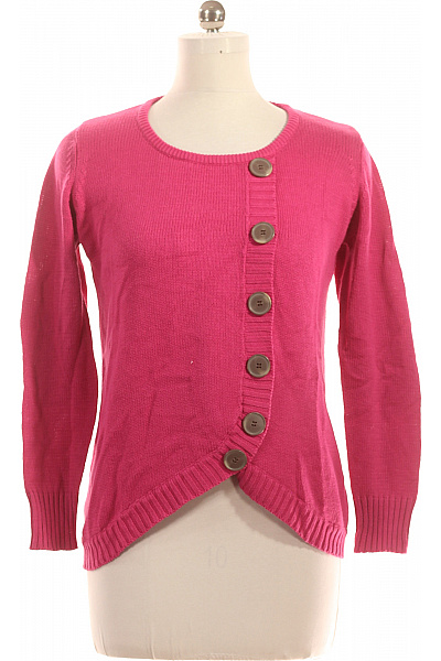 Dámský Svetr Růžový Second hand Vel. 38/40