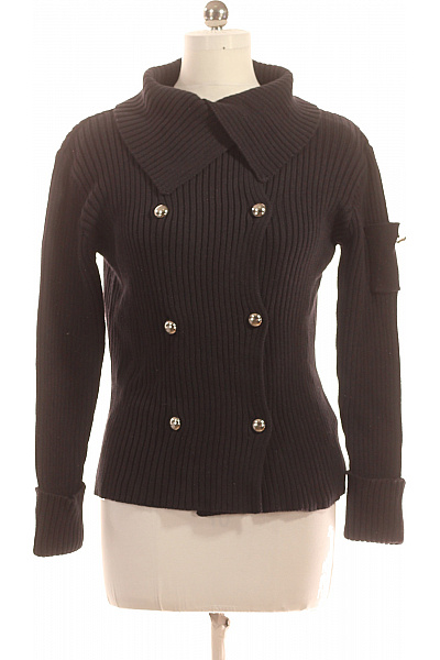 Dámský Svetr Černý Alba Moda Second hand Vel. 36/38