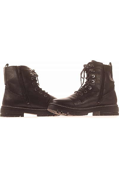 MUSTANG Dámské Boty Černé Second hand Vel. 40