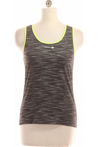 Dámské Tričko Černé Decathlon Second hand Vel. 42