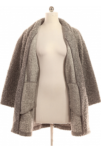 F&F Dámský Kabát Šedý Vel. 40