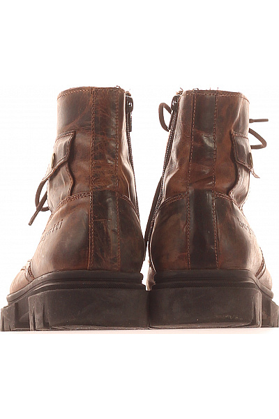 Pánské Boty Kožené Hnědé Bugatti