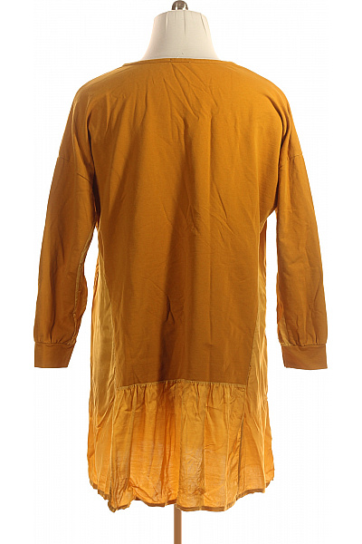 Tričkové  Šaty Žluté