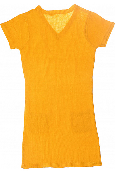  Šaty Pletené Žluté Vel. S