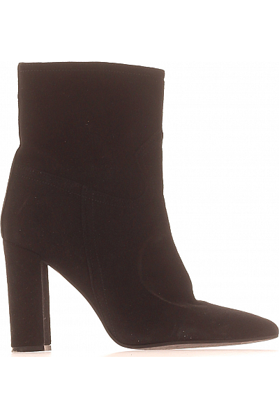 Bervicato Dámské Kotníkové Boty Černé Second Hand Vel. 38