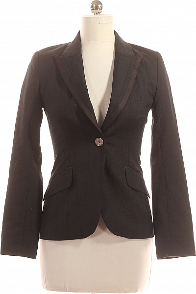 Společenské Dámské Sako Černé Vel. 34