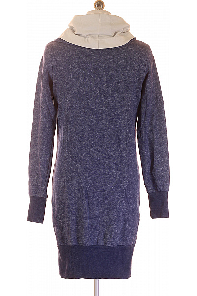 BONPRIX  Mikinové Šaty Modré Vel. 32/34