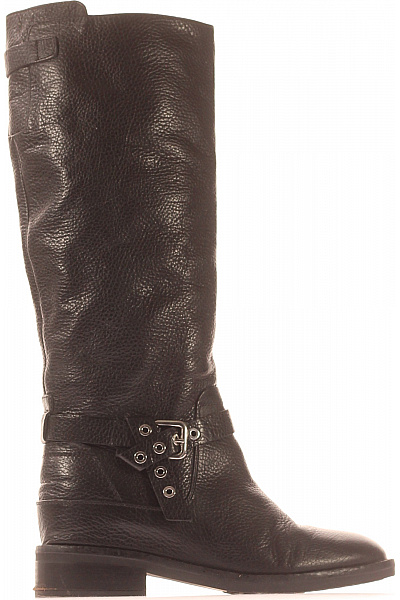 Dámské Boty Kožené Černé GEOX Vel. 38