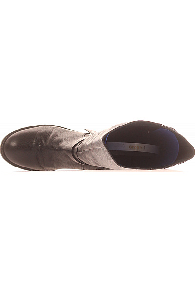 Dámské Boty Kožené Černé GEOX Vel. 38