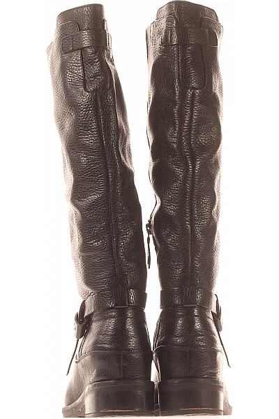 Dámské Boty Kožené Černé GEOX Vel. 38