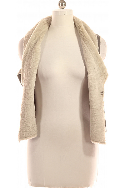 Kratká Dámská Vesta Šedá Orsay Vel. 44