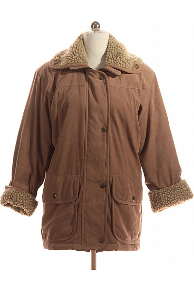 Zimní Dámská Bunda Hnědá Vel. M