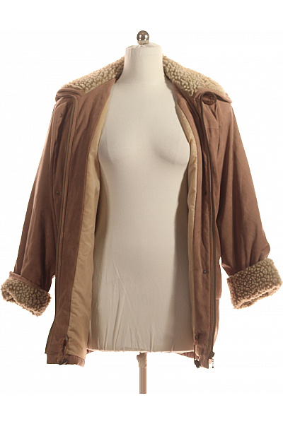 Zimní Dámská Bunda Hnědá Vel. M