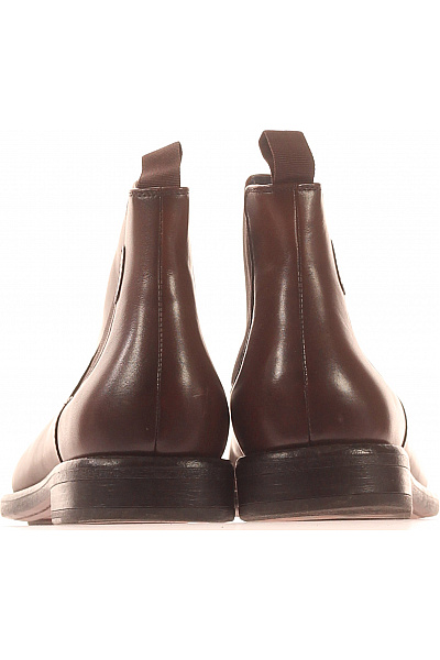 Pánské Boty Kožené Hnědé Second hand Vel. 44