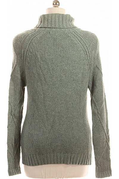 Dámský Rolák Vlněný Zelený Marks & Spencer Vel. 38