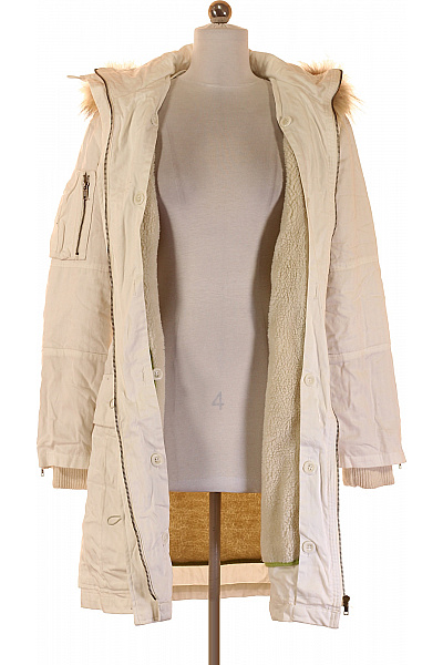 Dámská Bunda Bílá Vel. S