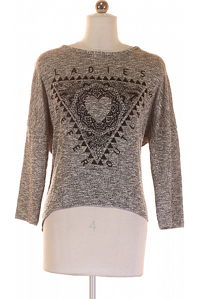 TALLY WEiJL  Halenka Jednobarevná Šedá Vel. S