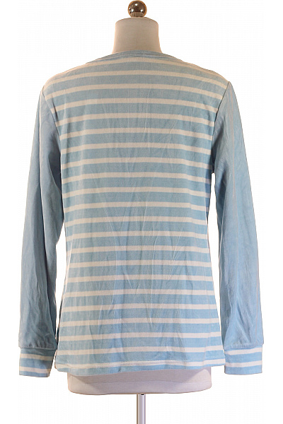 Dámské Tričko s Potiskem Modré Vel. 36