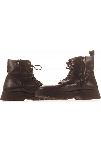 Pánské Kotníkové Boty Černé Marc O´Polo Vel. 43