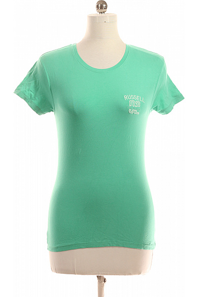 RUSSELL COLLECTION Jednoduché Dámské Tričko Zelené Vel. L