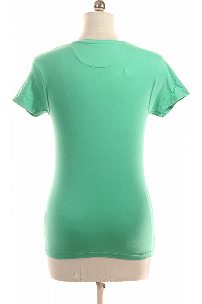 RUSSELL COLLECTION Jednoduché Dámské Tričko Zelené Vel. L