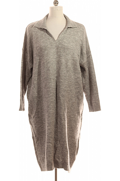 Esmara  Šaty Pletené Šedé Vel. 44/46