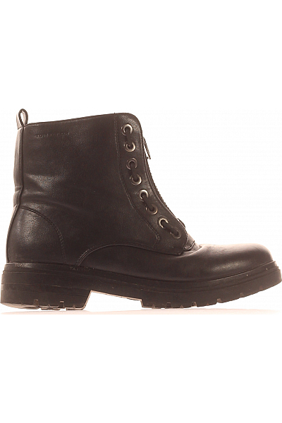 TOM TAILOR Dámské Boty Černé Second Hand Vel. 39