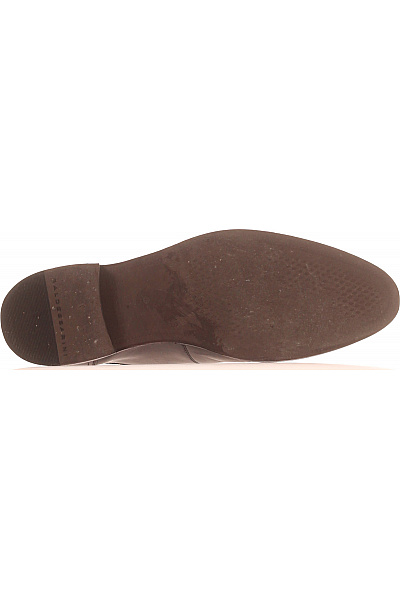 Pánské Polobotky Kožené Černé BALDESSARINI Vel. 46