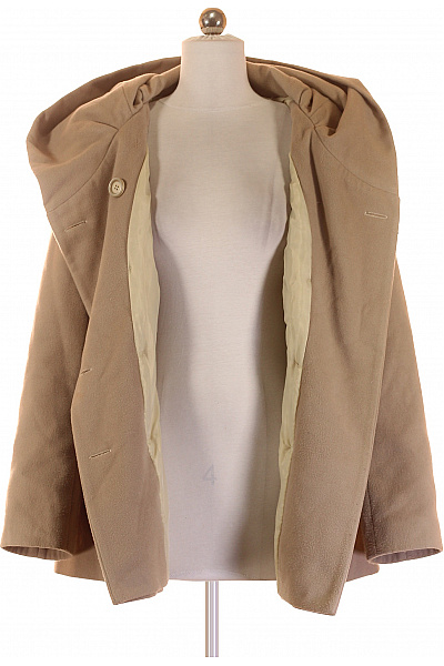 Krátký Dámský Kabát Béžový Vel. 40