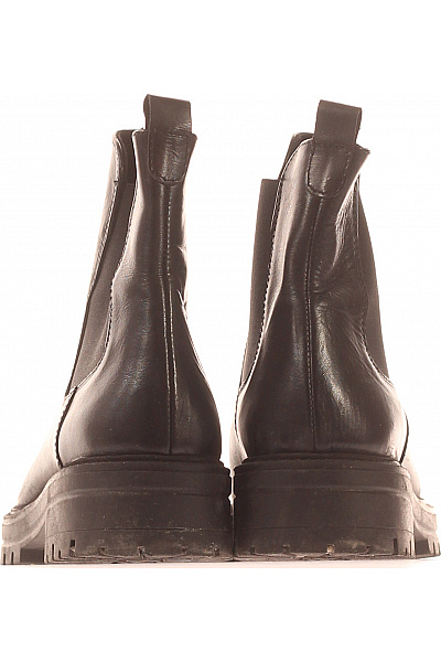 Dámské Boty Kožené Černé Vel. 41