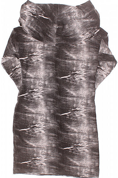  Mikinové Šaty Šedé