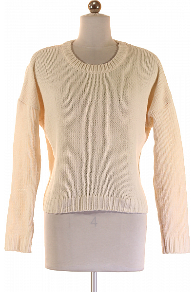 FB SISTER Dámský Svetr Bílý Vel. S