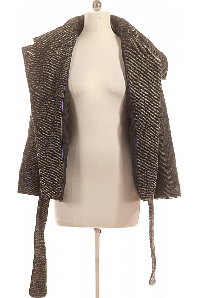 Marks & Spencer Krátký Dámský Kabát Černobílý