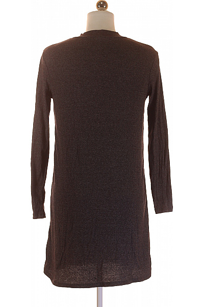  Šaty Pletené Šedé Vel. S