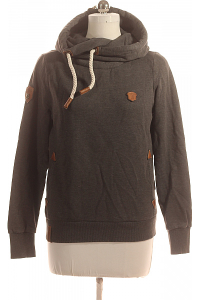 Naketano Dámská Mikina Bez Zapínání Šedá Second hand Vel. L