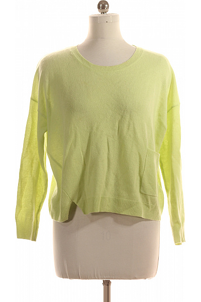 Dámský Svetr Kašmírový Zelený Brodie Cashmere Vel. M