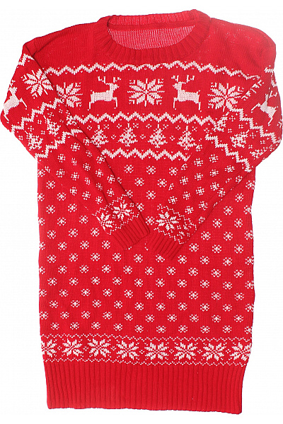  Šaty Pletené Červené