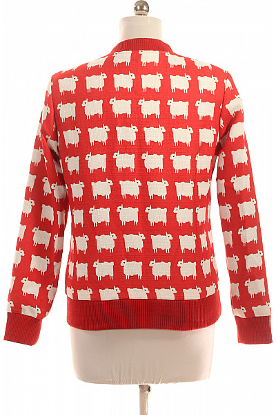 Dámská Mikina Bez Zapínání Červená Second hand