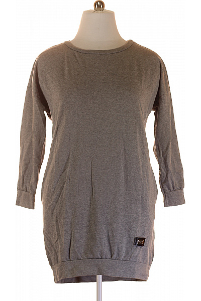  Mikinové Šaty Šedé