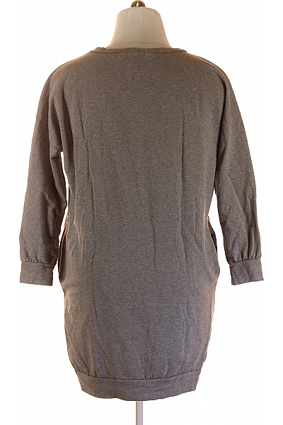  Mikinové Šaty Šedé