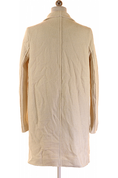 STRADIVARIUS Krátký Dámský Kabát Béžový Second hand Vel. S